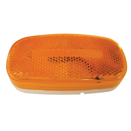 PETERSON Peterson V180A The 180 Series Piranha LED Oval Clearance/Side Marker Light With Reflex - Amber V180A